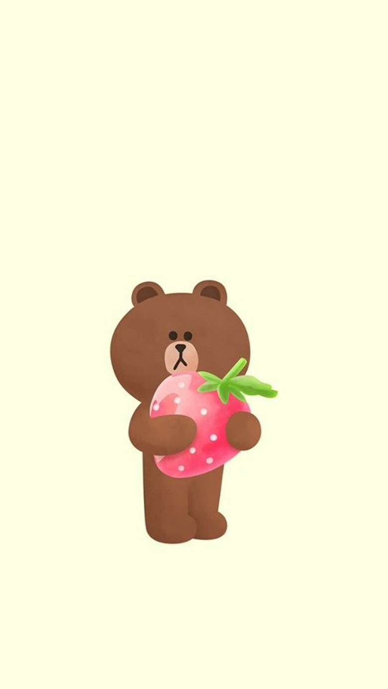 iPhone5 iPhone6 iPhone6 Plus wallpaper wechat 微信背景 壁纸 简约 锁屏 待机 主题 桌面 LINE cony brown 可妮 布朗