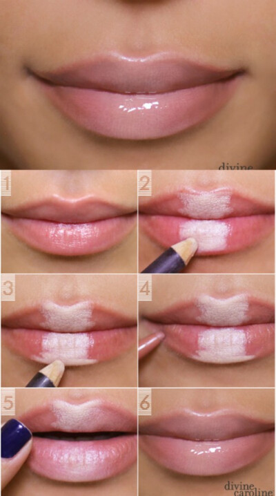 Neutral Ombre Lips - 10 Stylishly Festive #Christmas #Makeup Ideas http://www.utsavfashion.com/promotions/lp/3
