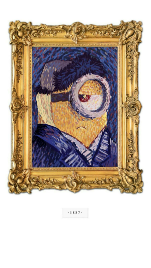 看，神偷奶爸小黄人，小黄人的名画