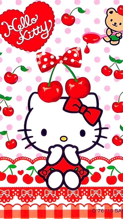 iPhone5 iPhone6 iPhone6 Plus wallpaper wechat 微信背景 壁纸 锁屏 待机 主题 桌面 可爱 Hello Kitty