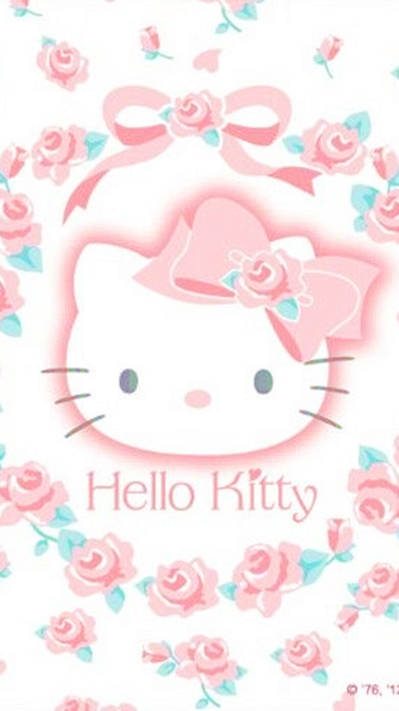 iPhone5 iPhone6 iPhone6 Plus wallpaper wechat 微信背景 壁纸 锁屏 待机 主题 桌面 可爱 Hello Kitty