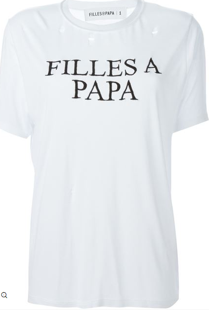 FILLES A PAPA logo print T-shirt $113.52