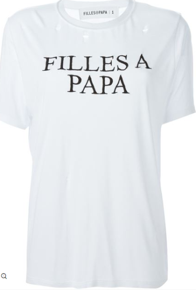 FILLES A PAPA logo print T-shirt $113.52