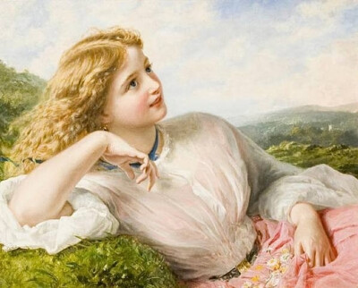 Sophie Gengembre Anderson (1823 - 1903) 法國拉斐尔前派畫家。 專門畫婦女和兒童。