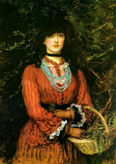 Sir John Everett Millais (1829～1896) 是英国画家与插图画家，也是前拉斐尔派的创始人之一。