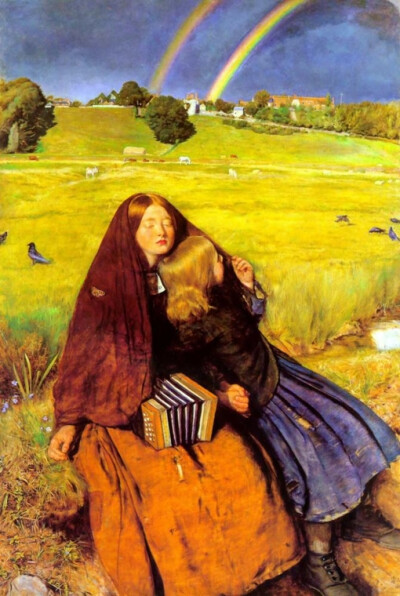 Sir John Everett Millais (1829～1896) 是英国画家与插图画家，也是前拉斐尔派的创始人之一。