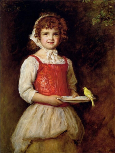 Sir John Everett Millais (1829～1896) 是英国画家与插图画家，也是前拉斐尔派的创始人之一。