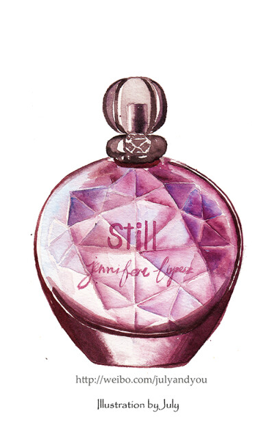 【七野阳的水彩画】香水瓶子6 转载注明出处作者，未经允许禁止商用 中二微博：七野阳