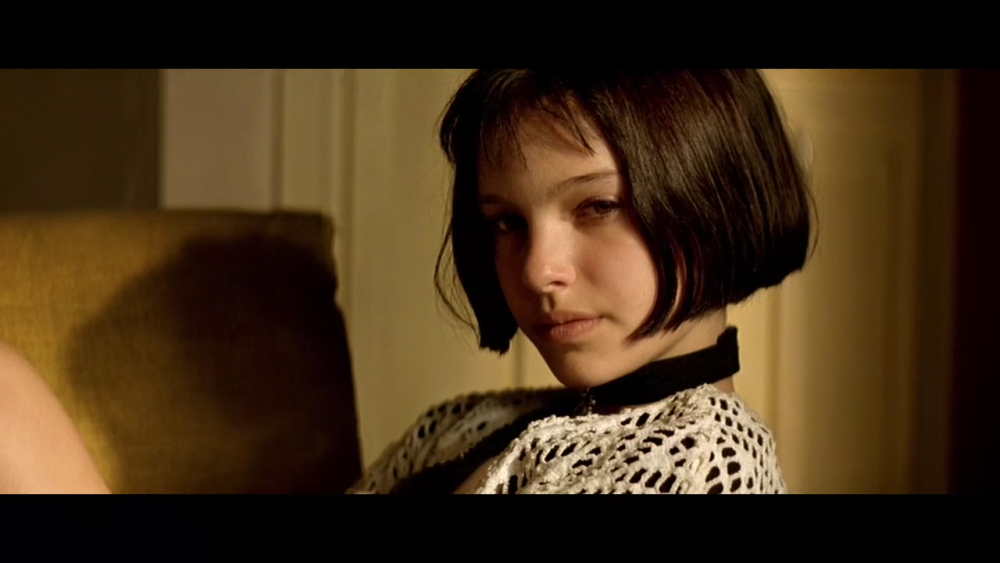 Mathilda：Leon, I think I'm kinda falling in love with you. (Leon chokes on his milk) Mathilda： It's the first time for me, you know?