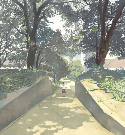 #插画# #唯美# #小清新# #美好# #意境# #文艺# #壁纸#