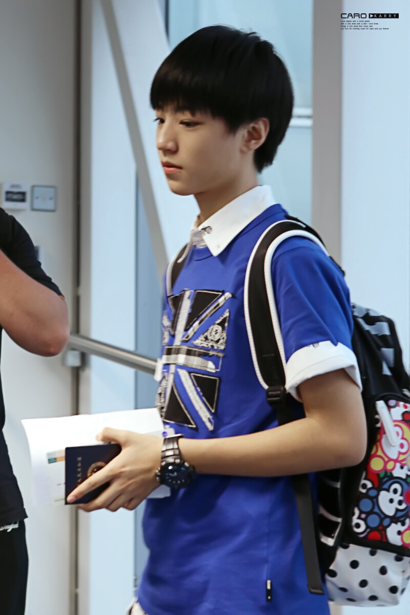 王俊凱# #tfboys王俊凱# #tfboys# 150720重慶至臺灣 cr:caro無lnne