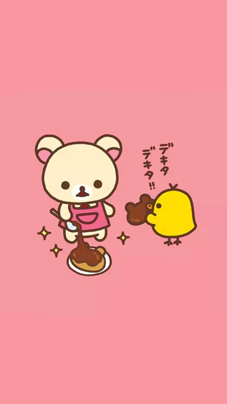 iPhone5 iPhone6 iPhone6 Plus wallpaper wechat 微信背景 壁纸 锁屏 待机 主题 桌面 轻松熊 rilakkuma