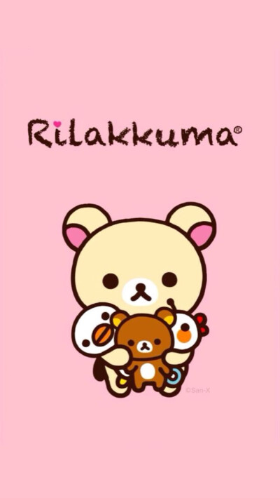 iPhone5 iPhone6 iPhone6 Plus wallpaper wechat 微信背景 壁纸 锁屏 待机 主题 桌面 轻松熊 rilakkuma