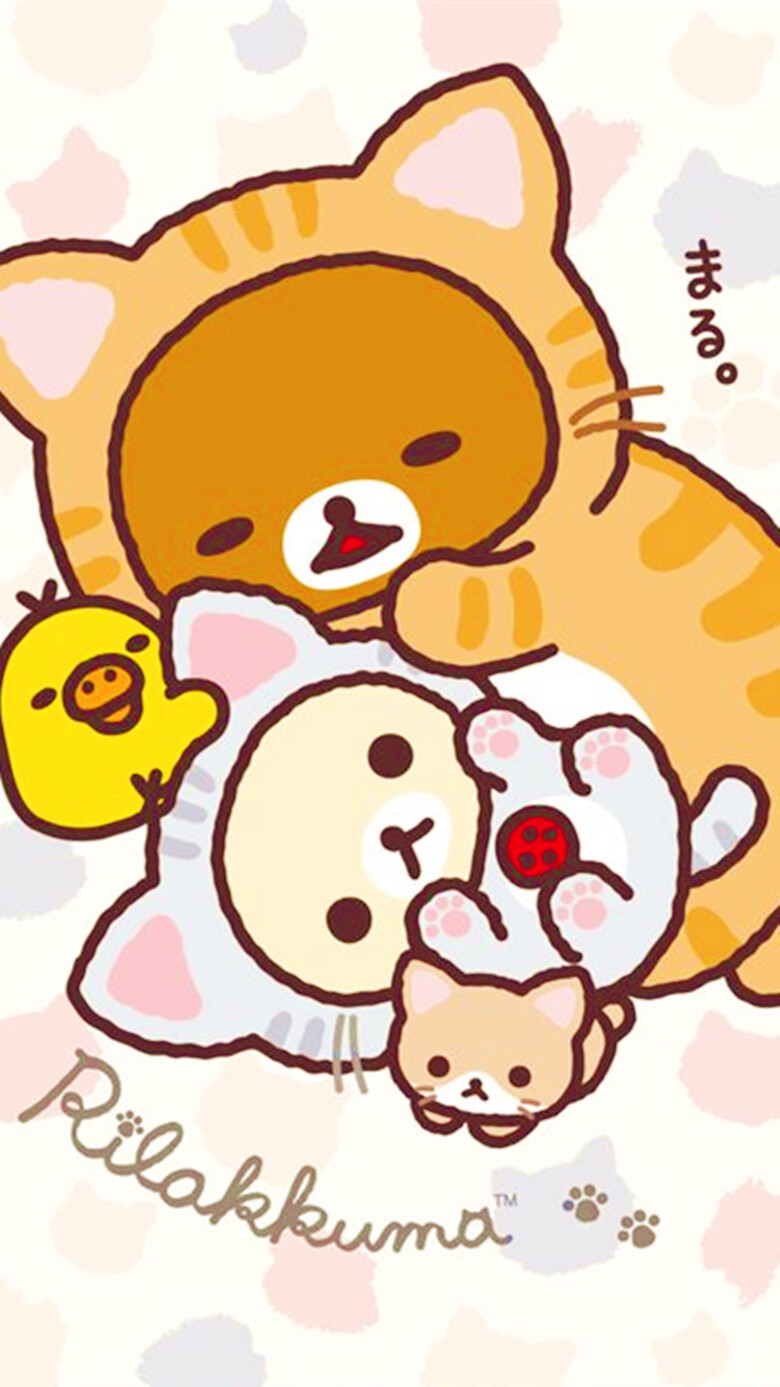 iPhone5 iPhone6 iPhone6 Plus wallpaper wechat 微信背景 壁纸 锁屏 待机 主题 桌面 轻松熊 rilakkuma