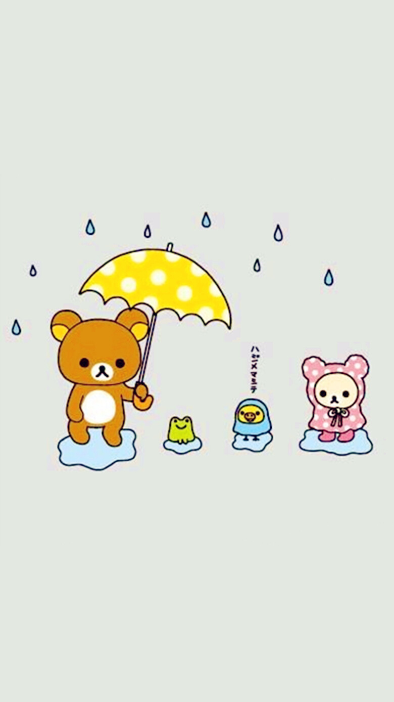 iPhone5 iPhone6 iPhone6 Plus wallpaper wechat 微信背景 壁纸 锁屏 待机 主题 桌面 轻松熊 rilakkuma