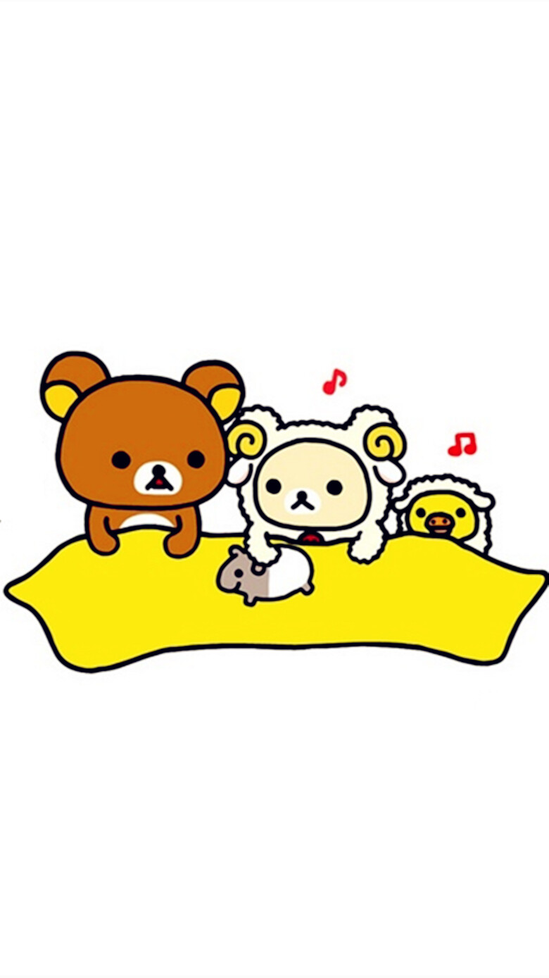 iPhone5 iPhone6 iPhone6 Plus wallpaper wechat 微信背景 壁纸 锁屏 待机 主题 桌面 轻松熊 rilakkuma