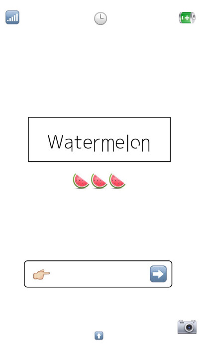 iPhone手机壁纸水果锁屏 watermelon西瓜水果锁屏