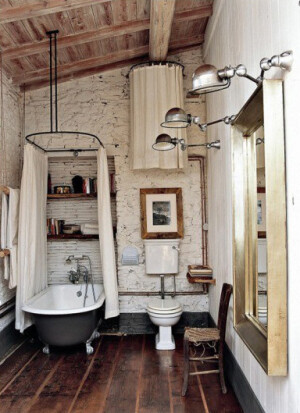 ❤ 新潮复古 ❤ 木质浴室卫生间装修设计