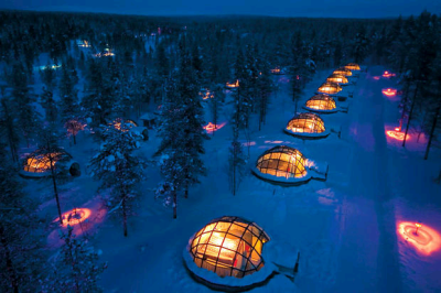 玻璃穹顶酒店，芬兰