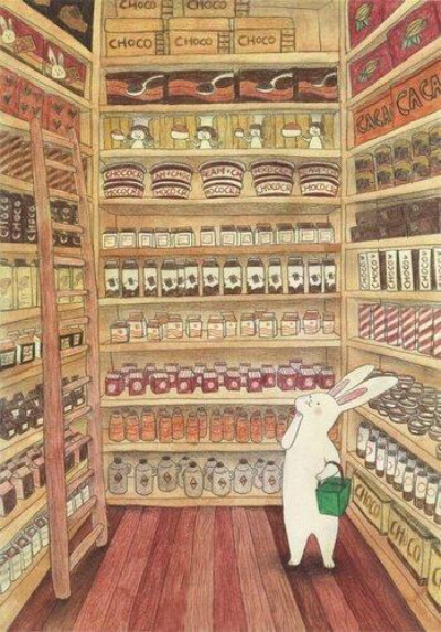 手绘；萌萌哒；二次元；动漫；头像；兔子～