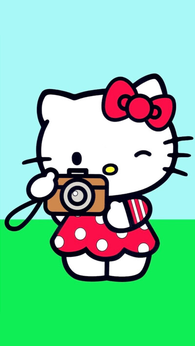 iPhone5 iPhone6 iPhone6 Plus wallpaper wechat 微信背景 壁纸 锁屏 待机 主题 桌面 可爱 Hello Kitty