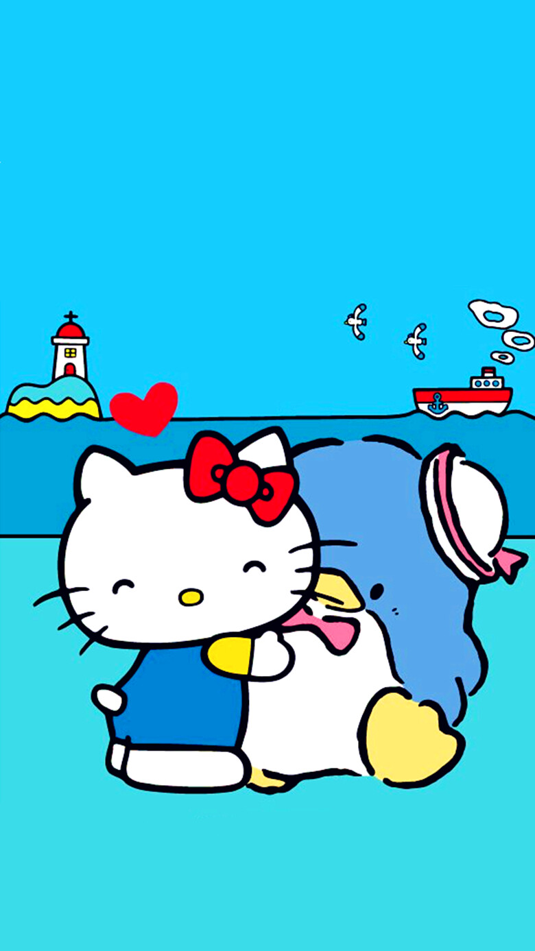 iPhone5 iPhone6 iPhone6 Plus wallpaper wechat 微信背景 壁纸 锁屏 待机 主题 桌面 可爱 Hello Kitty