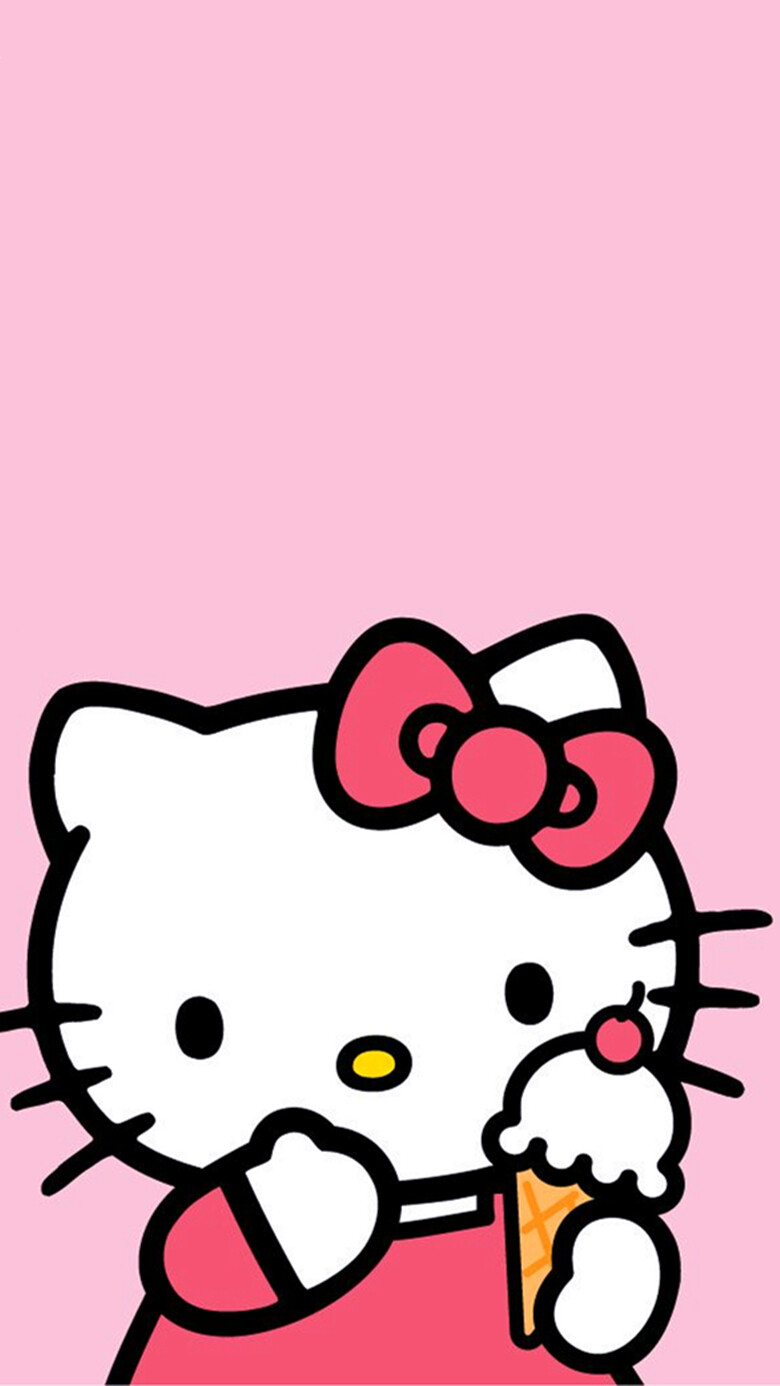 iPhone5 iPhone6 iPhone6 Plus wallpaper wechat 微信背景 壁纸 锁屏 待机 主题 桌面 可爱 Hello Kitty