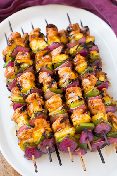 #Hawaiian Chicken Kebabs#