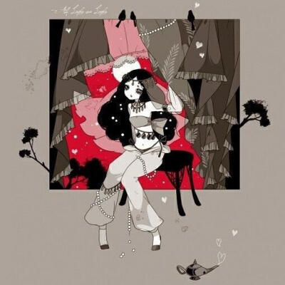 日本插画大师画的 爱u