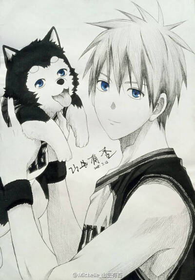 手绘动漫人物 爱就抱走 有你爱的嘛