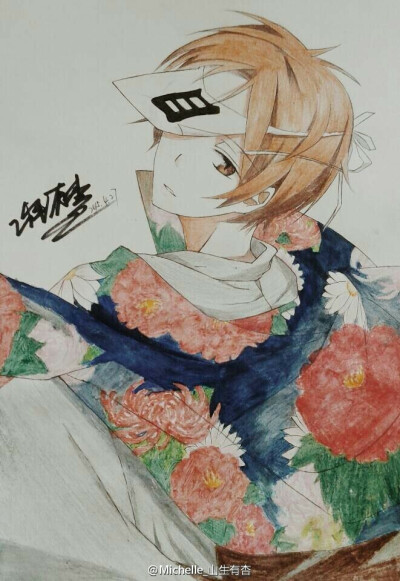 手绘动漫人物 爱就抱走 有你爱的嘛 夏目夏目(｡･ω･｡)ﾉ♡