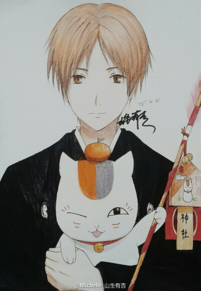 手绘动漫人物 爱就抱走 有你爱的嘛