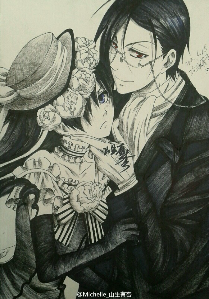 手绘动漫人物 爱就抱走 有你爱的嘛