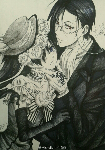 手绘动漫人物 爱就抱走 有你爱的嘛