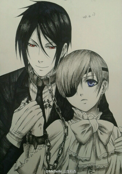 手绘动漫人物 爱就抱走 有你爱的嘛