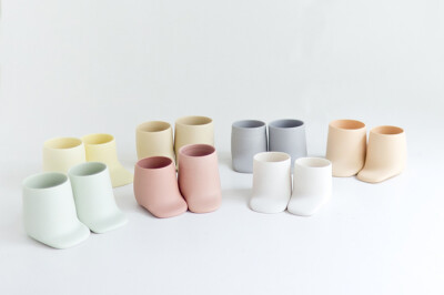 好可爱的陶瓷鞋子