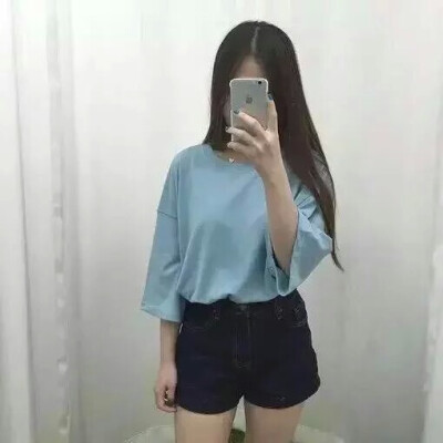 女生头像，中长发