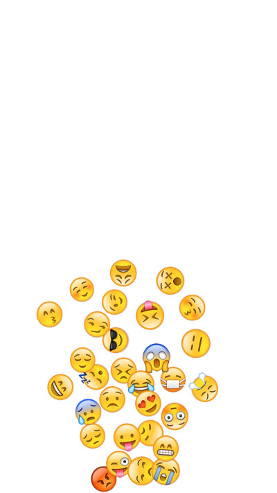 绵羊自制 Emoji表情壁纸 简单壁纸 iPhone6壁纸 喜欢多关注