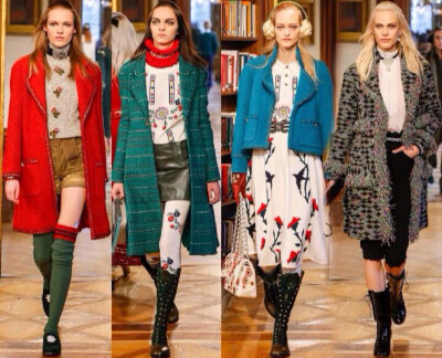 CHANEL Pre-Fall 2015 - &amp;quot;Paris-Salzburg&amp;quot;.只要老佛爷不刻意寻求费解的突破,以丑闻名的CHANEL其实还是可以实用又美好的,比如2015早秋.通过经典斜纹呢外套的改良,将古典意味的细节融入其中.CHANEL…