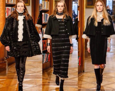 CHANEL Pre-Fall 2015 - &amp;quot;Paris-Salzburg&amp;quot;.只要老佛爷不刻意寻求费解的突破,以丑闻名的CHANEL其实还是可以实用又美好的,比如2015早秋.通过经典斜纹呢外套的改良,将古典意味的细节融入其中.CHANEL…