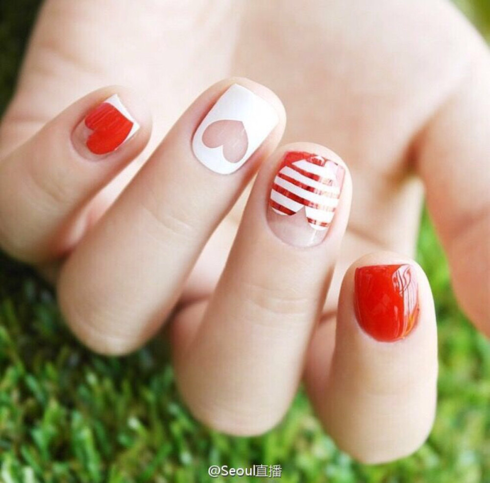 Art nails 美甲 配色与图案推荐【来自微博】