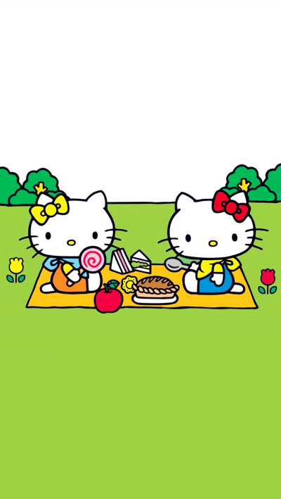 iPhone5 iPhone6 iPhone6 Plus wallpaper wechat 微信背景 壁纸 锁屏 待机 主题 桌面 可爱 Hello Kitty