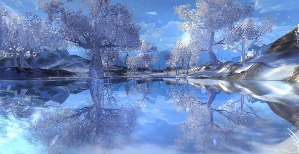 剑网三61苍云映雪湖雪照琼窗玉作宫图墨钰流沙