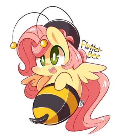 fluttershy bee