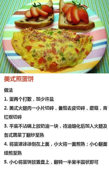 『美式煎蛋饼』 【九道西餐的做法合集】又见意式西餐美食！宅家DIY！早餐午餐晚餐搭配主食的小资菜谱！