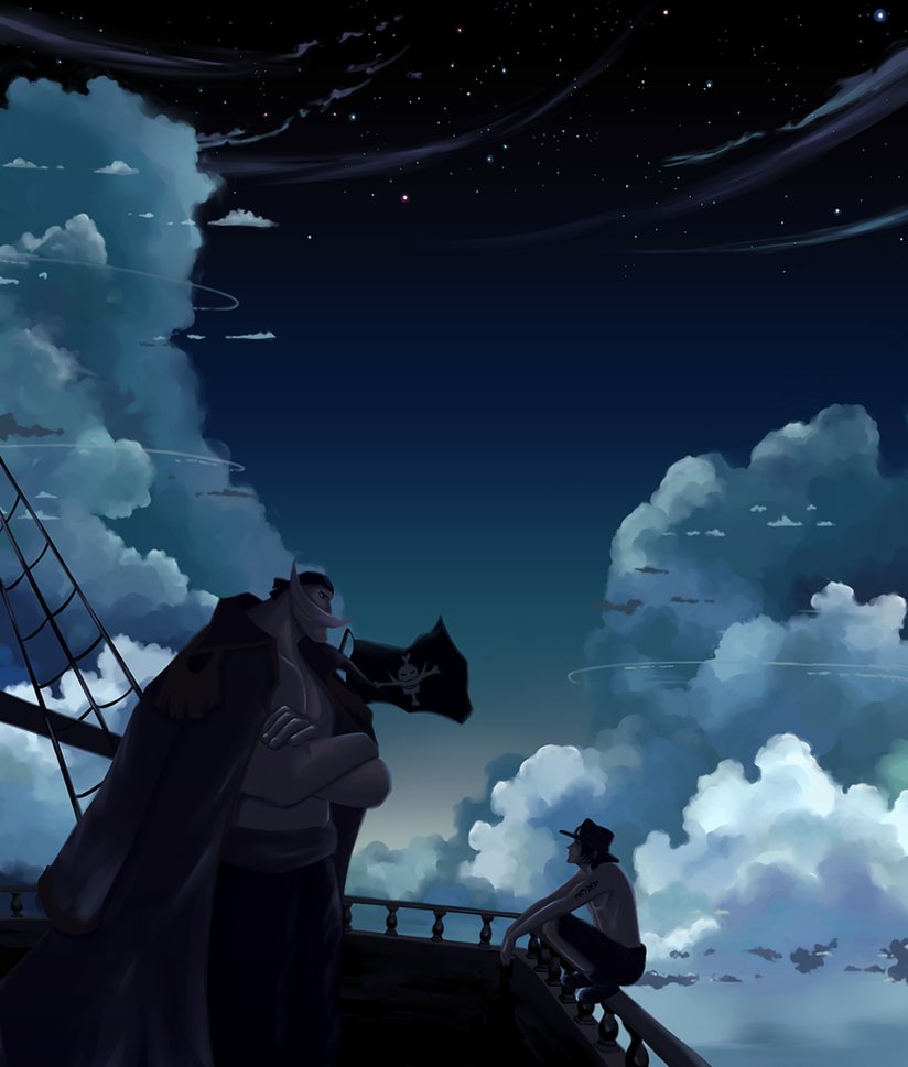 『whitebeard and ace』画师megatruh 二次元 风景 DA站 插画