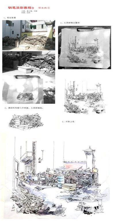 钢笔画，能够进行自我表达的才能称得上是艺术，而能进行自我表达的前提是你拥有纯熟的技法。而纯熟的技法就在于你每天不懈的练习，掌握正确的练习方法是一切艺术的基础。相信自己，你也会成为艺术家。请原谅一个勤奋…