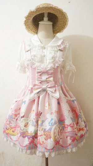 【2015-8-11】honeyhoney家 甜点兔 粉色jsk 【400¥】