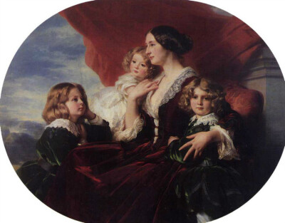 弗朗兹·克萨韦尔·温特哈尔特 Franz Xaver Winterhalter（1805-1873），19世纪中期德国学院艺术派古典主义绘画大师。 1818年，十三岁的温特哈尔特开始研究学习绘画和版画。后到摩纳哥学院学习绘画。十八岁时到慕尼黑…