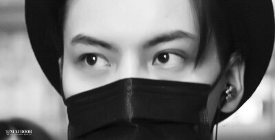 陈伟霆 黑凤梨～你那双眼动人【图源水印】